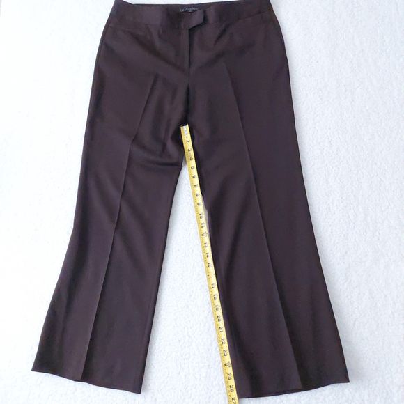Lafayette 148 Wool Blend Brown Dress Pants Women's Sz 14 - Picture 10 of 14